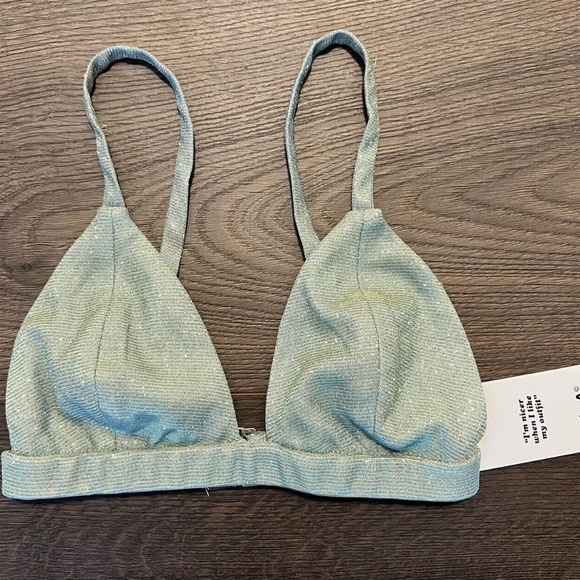 SLA Mint Astrid Bralette Top - Rhinestones sparkling Size XXS *NEW w/ Tag* - Picture 2 of 3